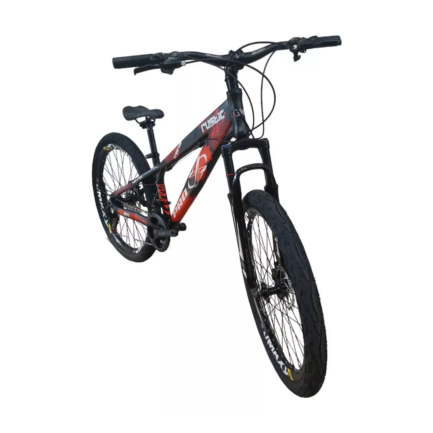 Bike Pró-X 26 Freeride 21V Shimano Preto/Vermelho - Imagem 2
